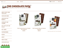 Tablet Screenshot of chocolatepath.com